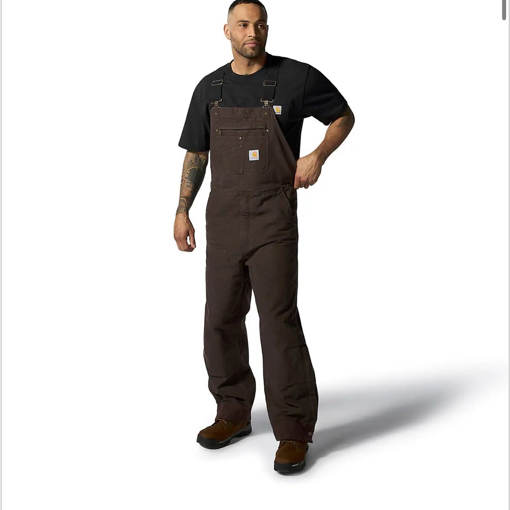 Carhartt Men’s Insulated Bib Overall Loose Fit
